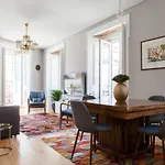 Alfama Sophisticate Flat With Balconies 2bedrs 2baths & Ac In 19th Century Building Historic Center * Lisbon