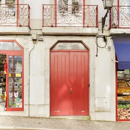 Alfama Sophisticate Flat With Balconies 2bedrs 2baths & Ac In 19th Century Building Historic Center Lisbon