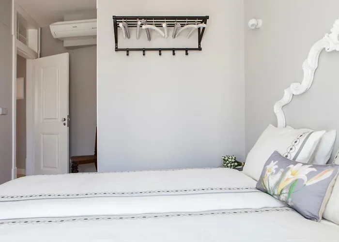 Alfama Sophisticate Flat With Balconies 2bedrs 2baths & Ac In 19th Century Building Historic Center شقة *